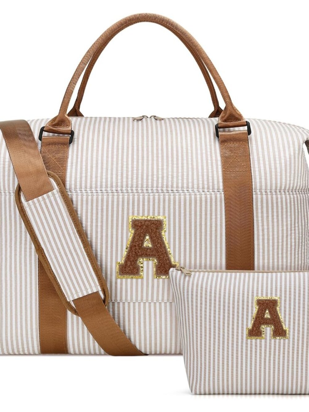 Birthday Gifts for Teen Girl Women Initial Travel Duffle Bag